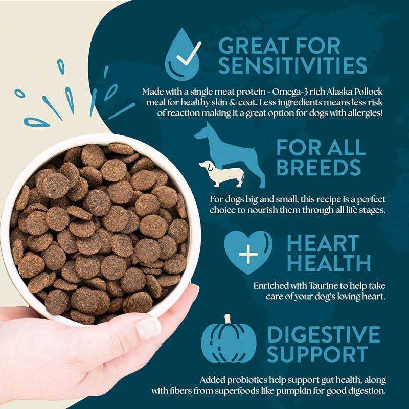 Alaska Pollock Meal & Pumpkin Grain-Free Dry Dog Food L88226