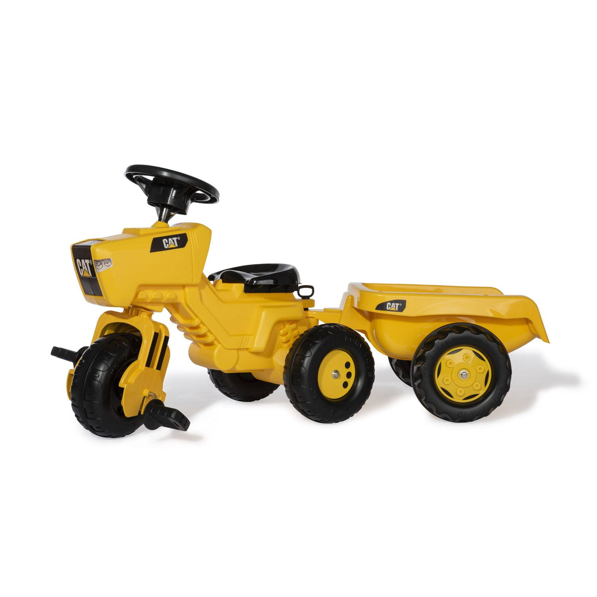 Cat Three Wheel Tractor with Trailer Y395027