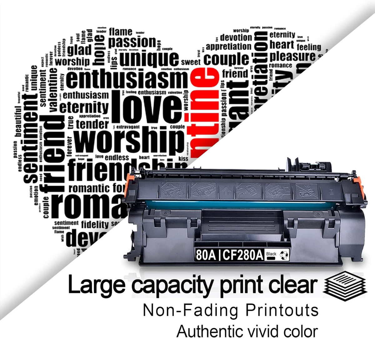 (5 Pack, Black) Compatible Toner Cartridge 80A N49474