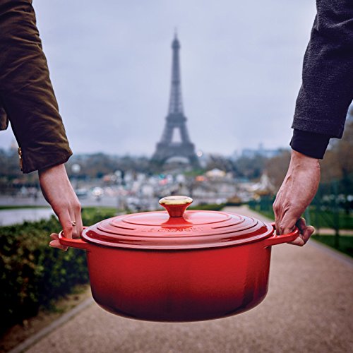 9 qt. Enameled Cast Iron Round Dutch Oven A86223