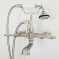 Brushed Nickel Wall-Mount Telephone Faucet and Hand Shower P781703