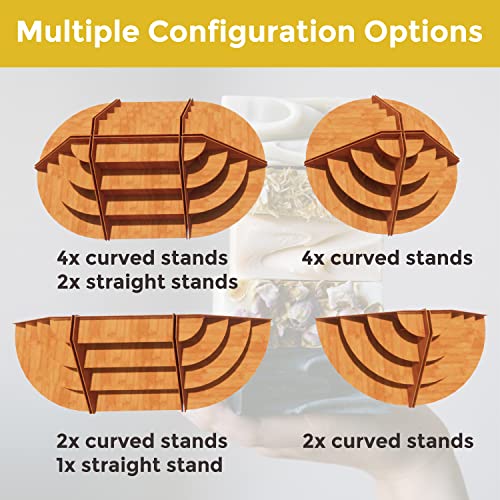 4-Tier Wooden Display Riser X1686