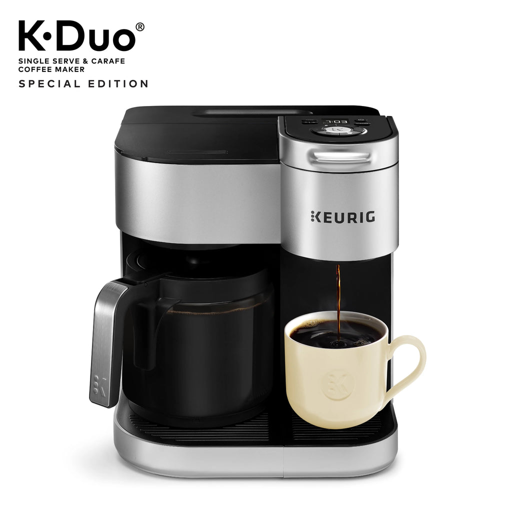 Silver Single Serve & Carafe Coffee Maker V81168