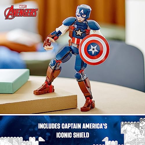 Buildable Captain America Action Figure with Attachable Shield F316818