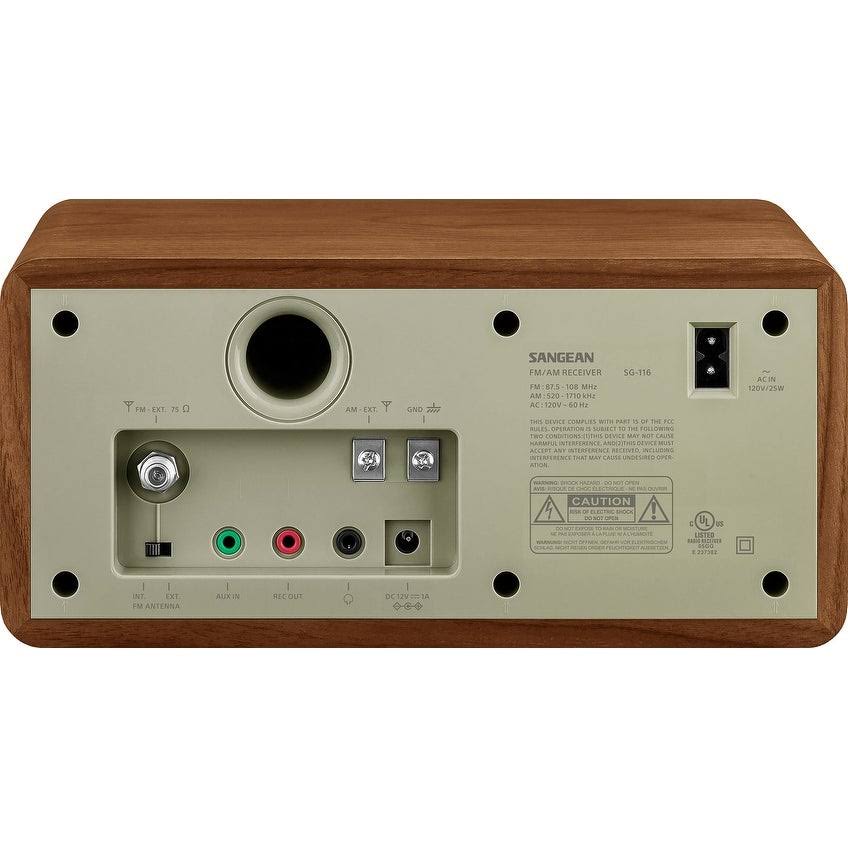 Wood Cabinet AM/FM Analog Radio P3873