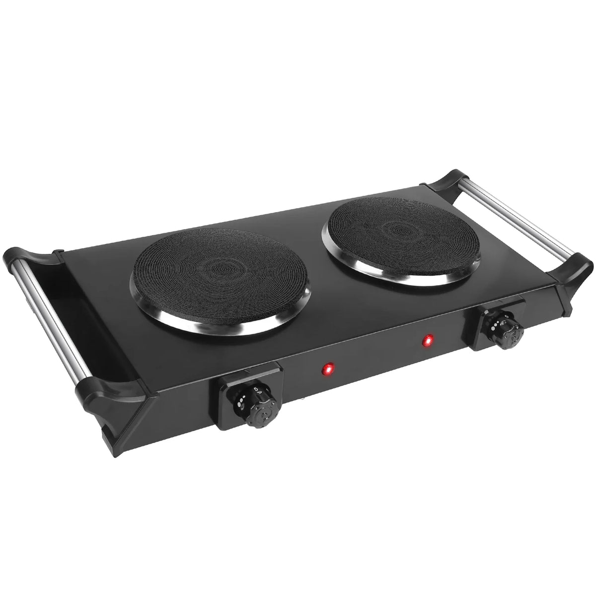 Portable Coil Heating Double/Single Burners Stove 2000W V300604