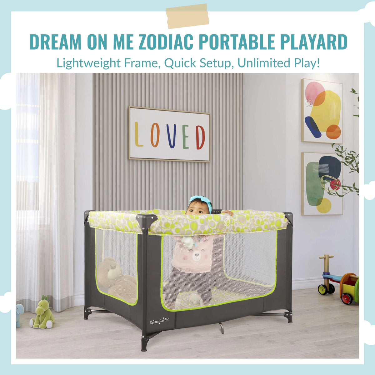 Portable Playard with Carry Bag Y428989