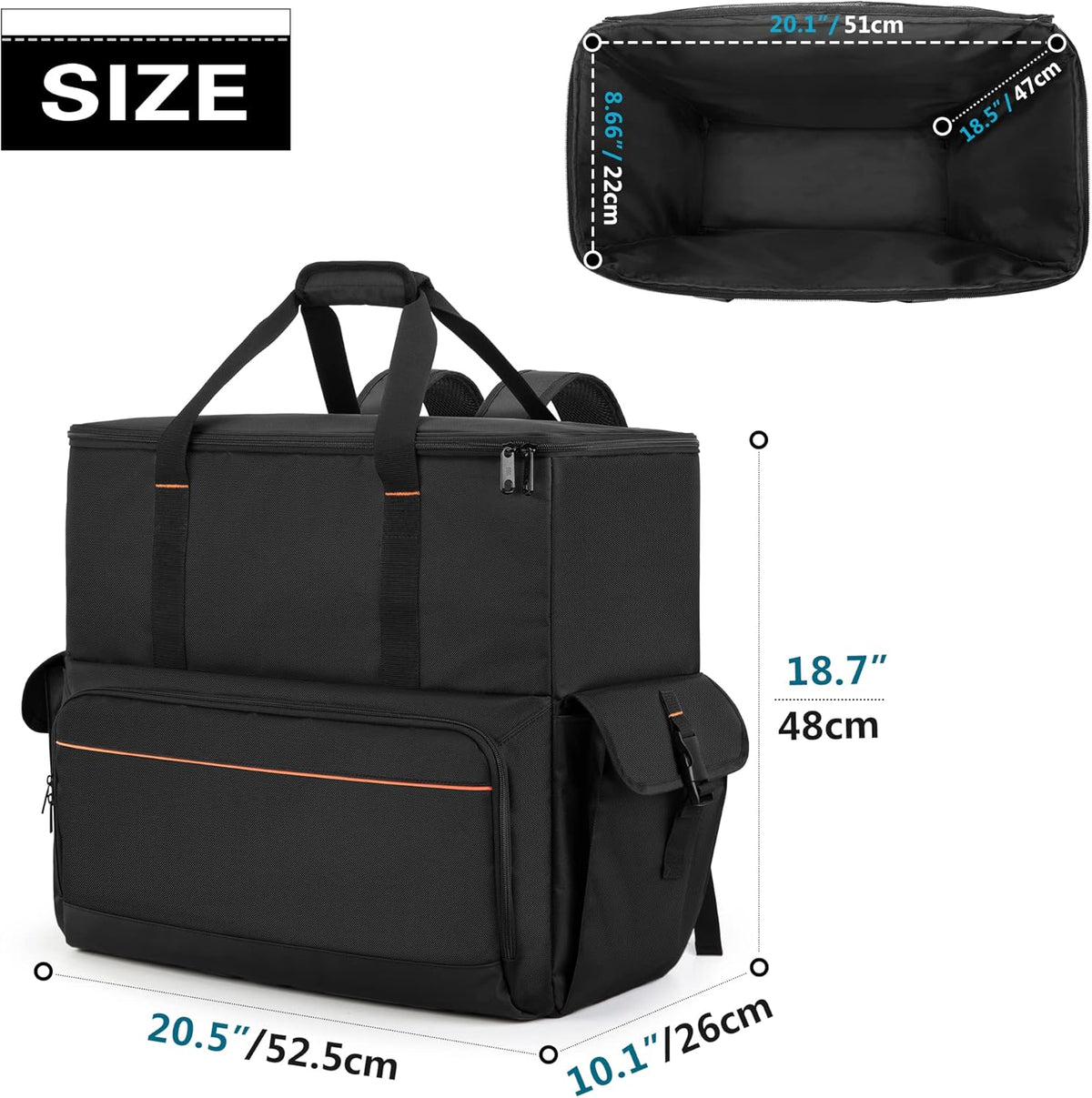 Black PC Backpack Carrying Case C946680