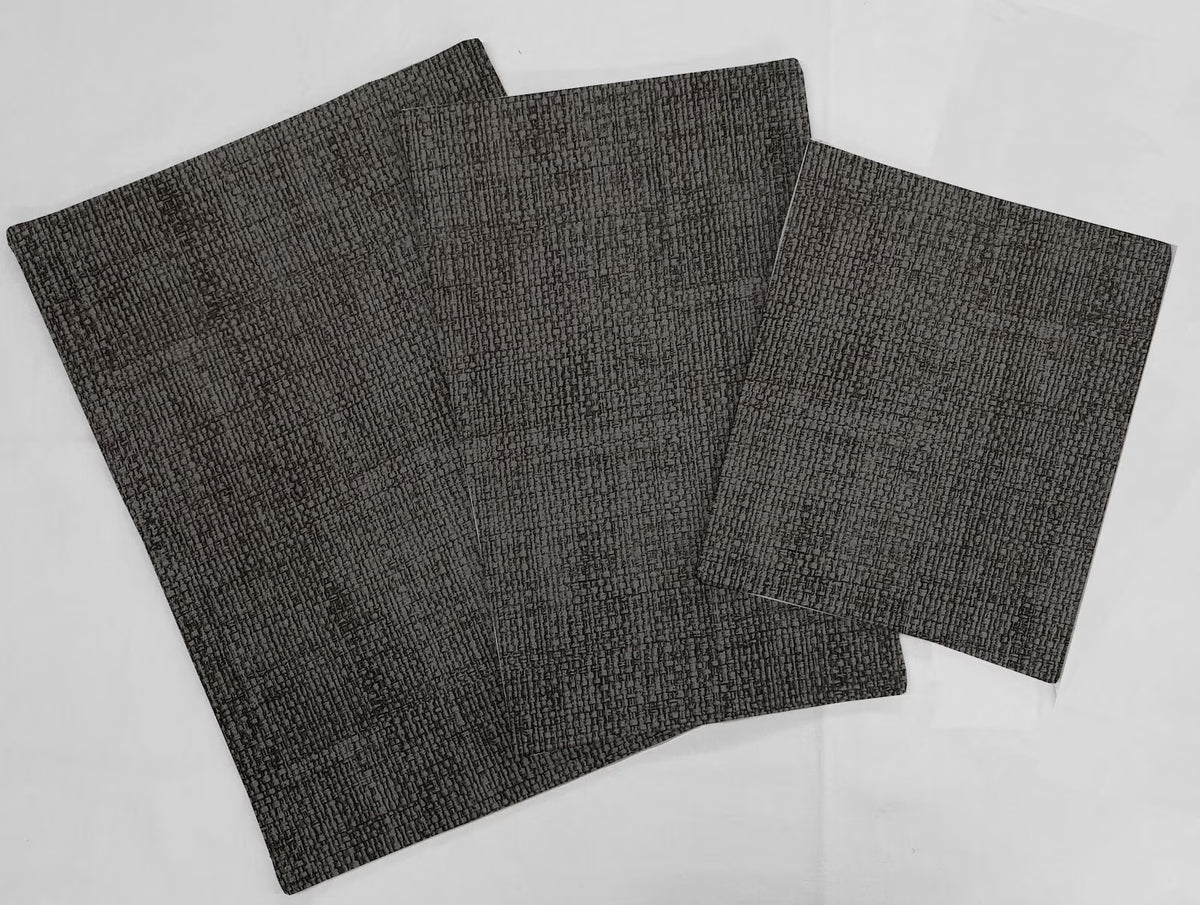 Faux Burlap Countertop Appliance Slider Mats 3-Pack Q2786