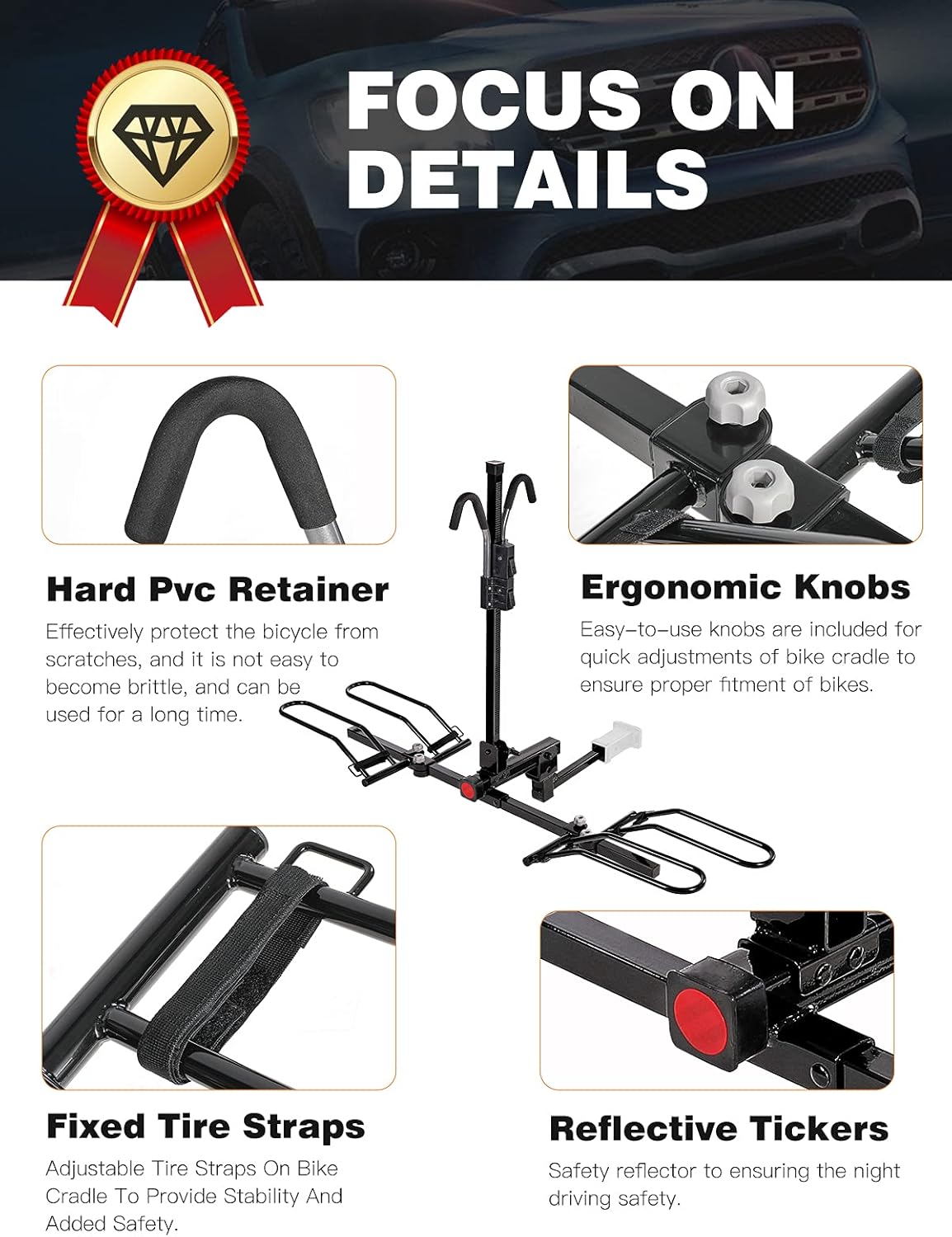 2-Bike Tray Style Hitch Bike Carrier F411111