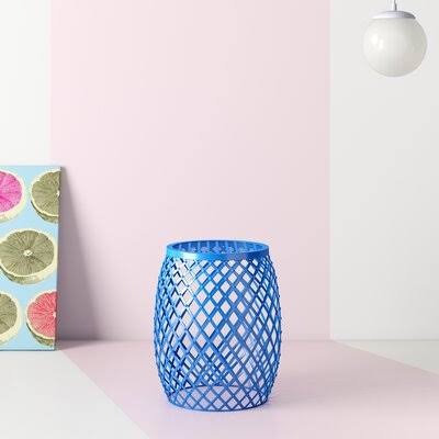 Blue Wire Round Stool S1017