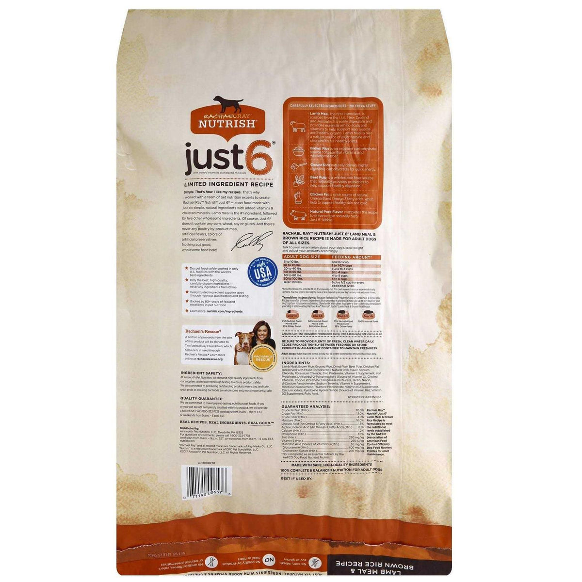 Lamb Meal & Brown Rice Recipe Dry Dog Food R9841
