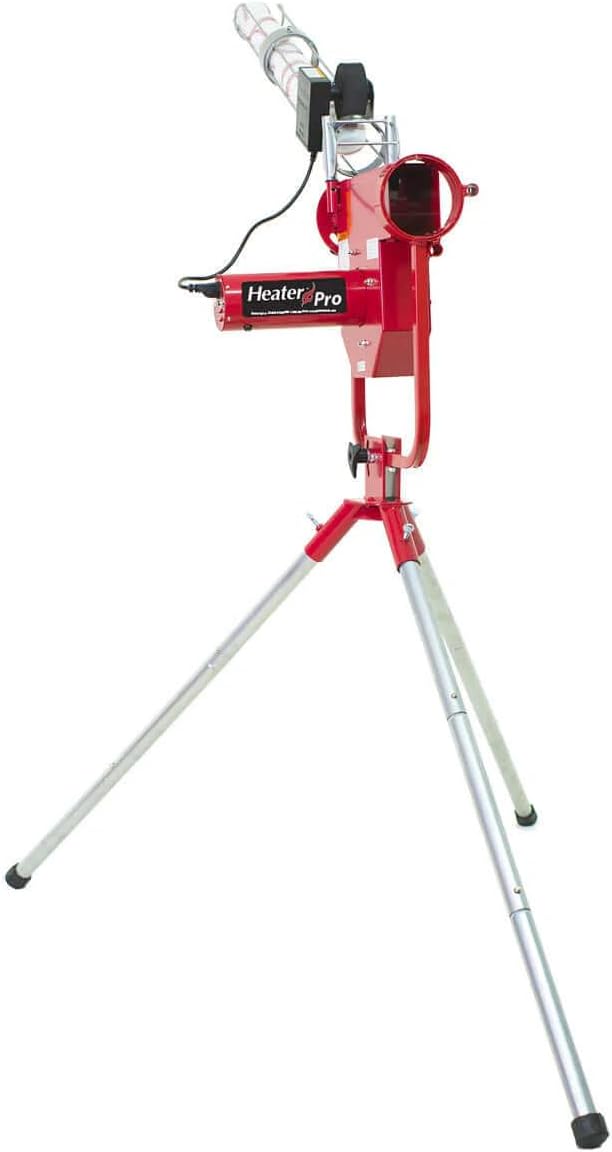 Pro Breaking Ball Baseball Pitching Machine With Auto Ball Feeder & Batting Cage O60449