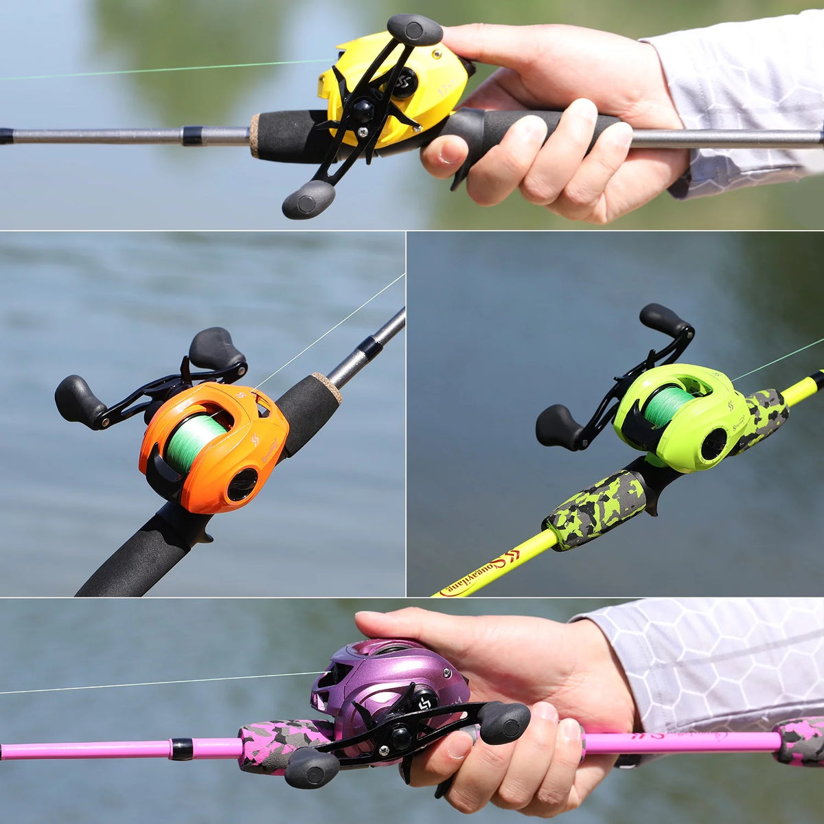 7.1:1 High Speed Baitcasting Fishing Reel B970900