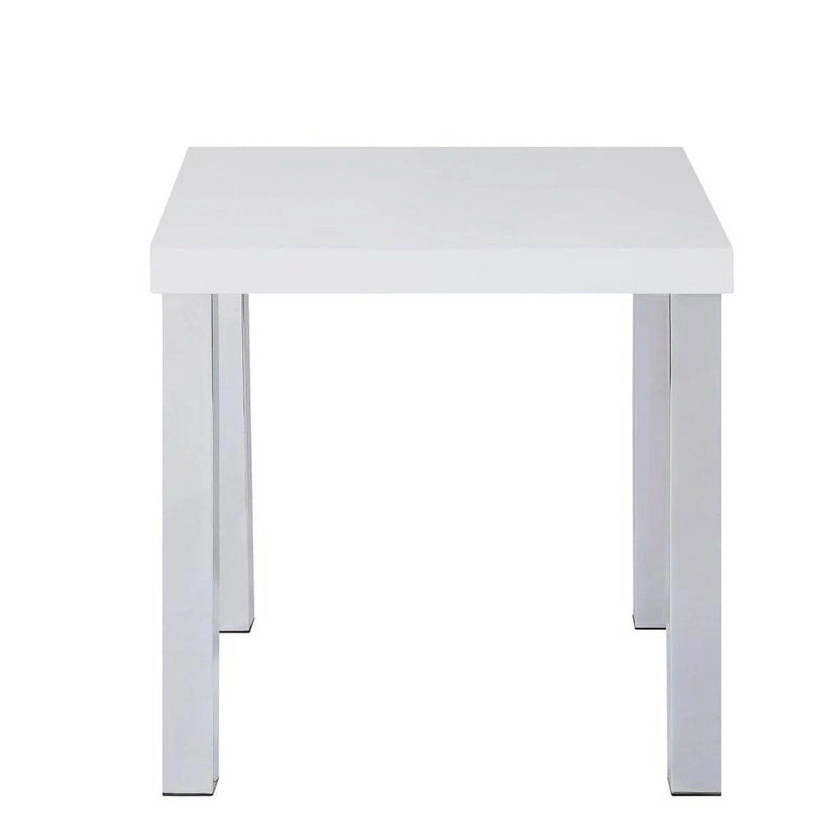 White High Gloss End Table I75972