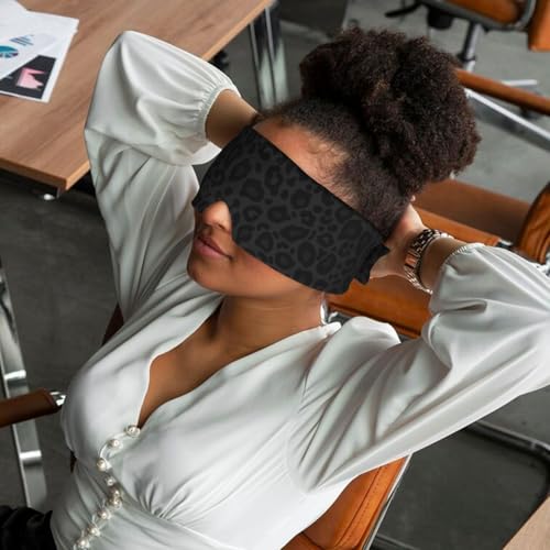 Buffalo Check Red and Black Plaid Blackout Sleep Eye Masks U559