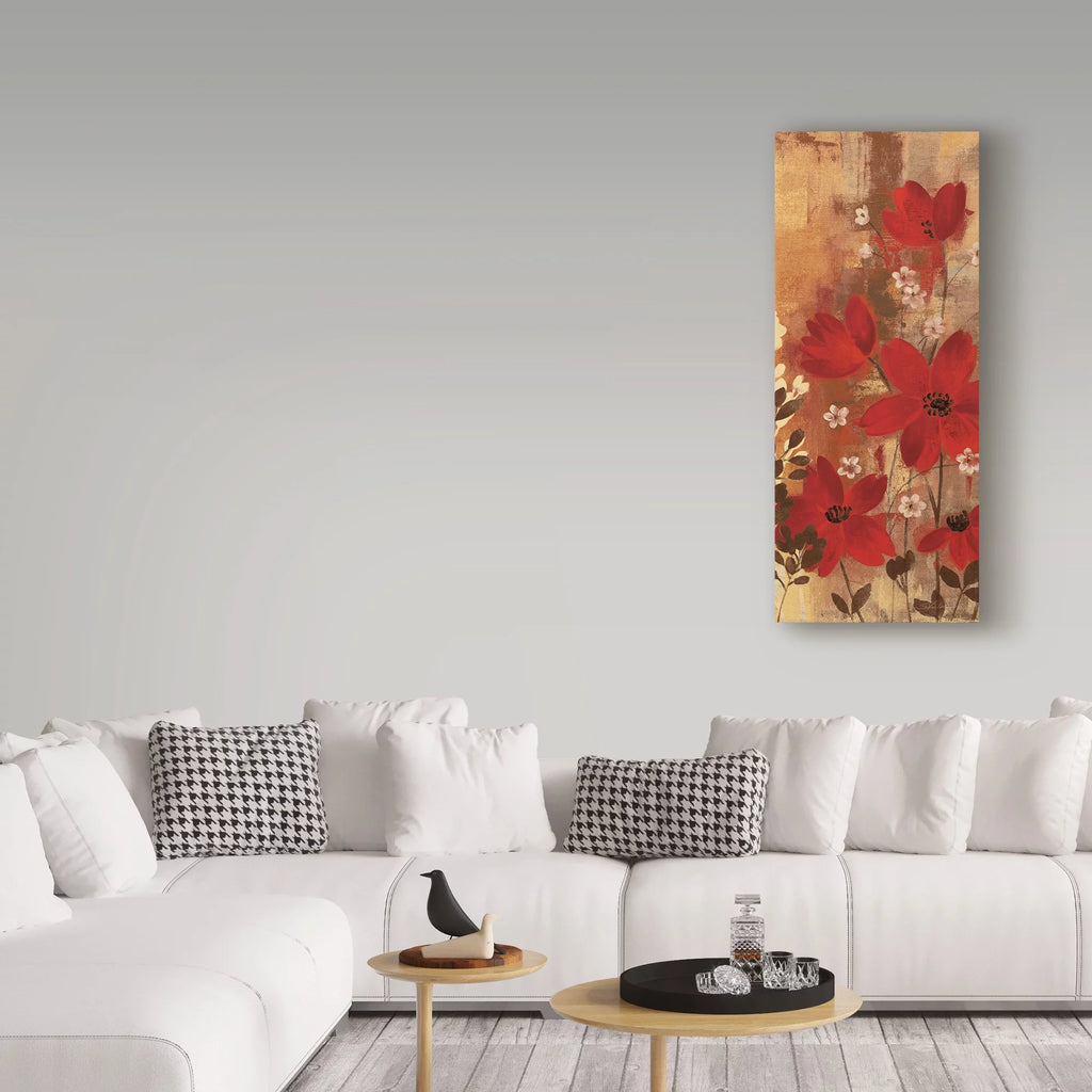 Floral Symphony Red I Canvas Art B641109