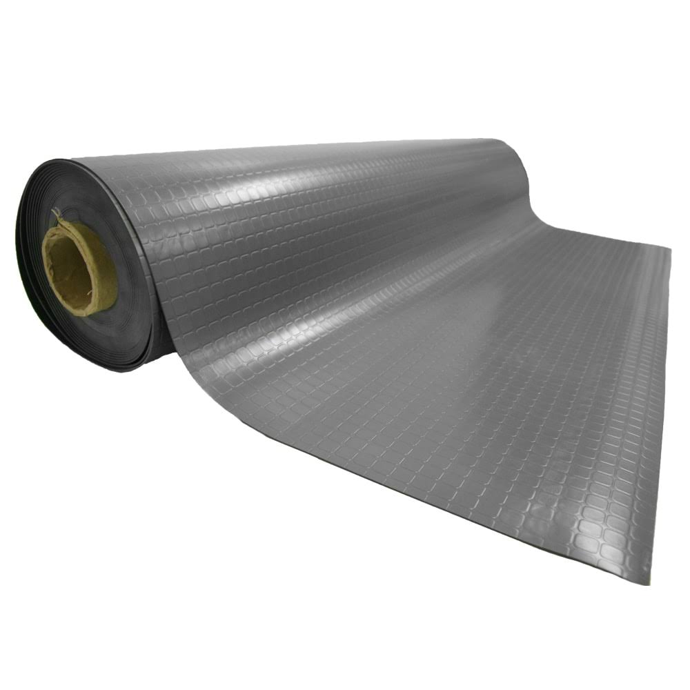 Black 2mm Rubber Flooring Rolls W443