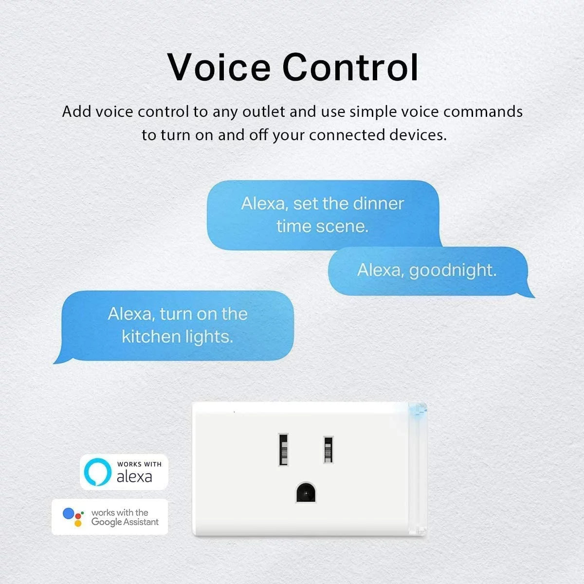White 15 Amp Smart Plug 3-Pack Q942