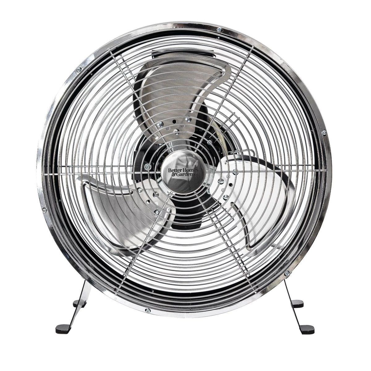 12 inch 3-Speed Retro Metal Drum Fan Black J176103