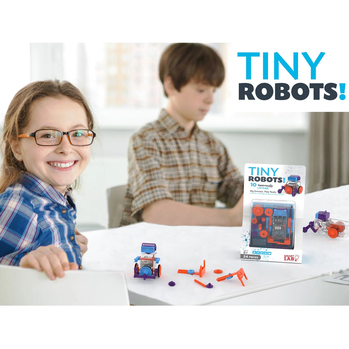 TINY Robots with 15 Motorized Builds C76874
