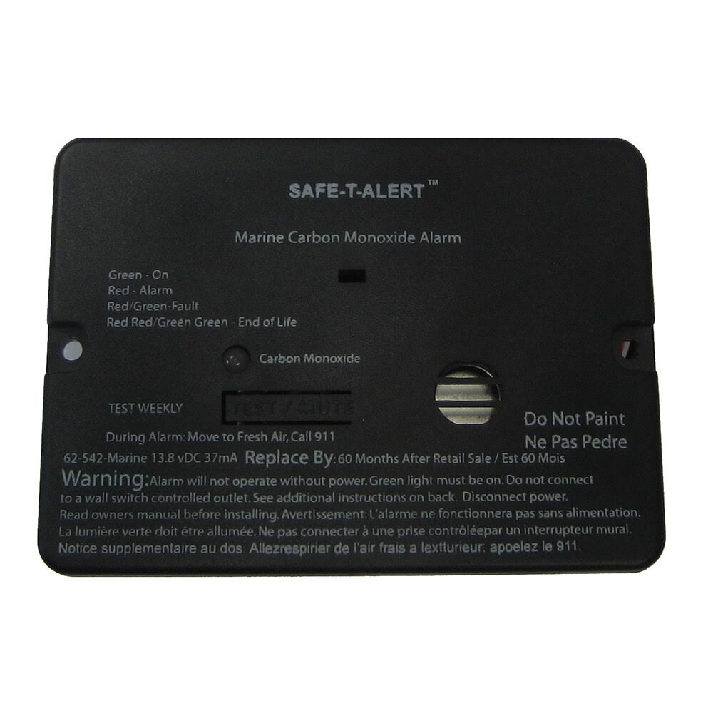 White Flush Mount Carbon Monoxide Alarm D3065