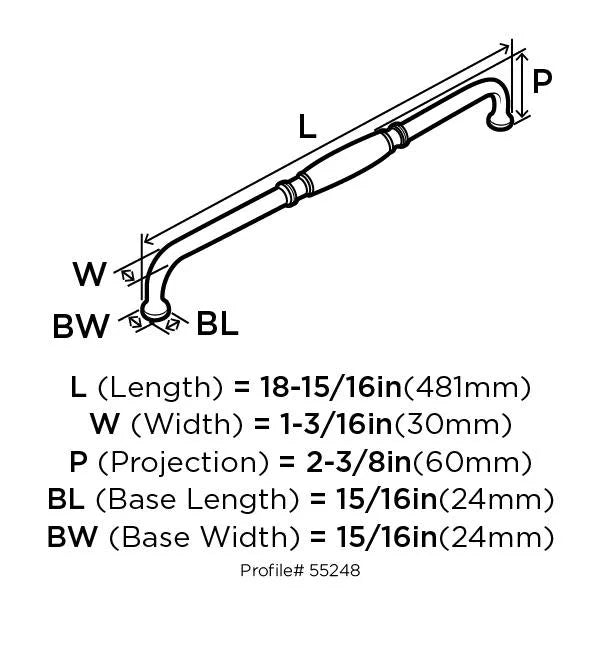 18" Center To Center Appliance Pull I3306
