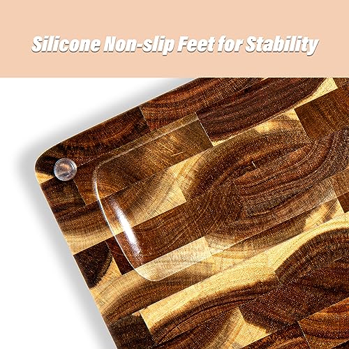 Acacia Wood Cutting Board 15"x11" 1.2" Thick D9209