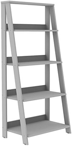 4-Shelf Wood Ladder Bookcase I904106