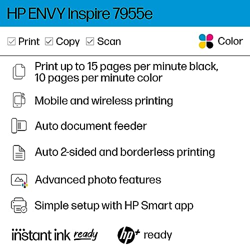 White Wireless Color Inkjet Printer E8388