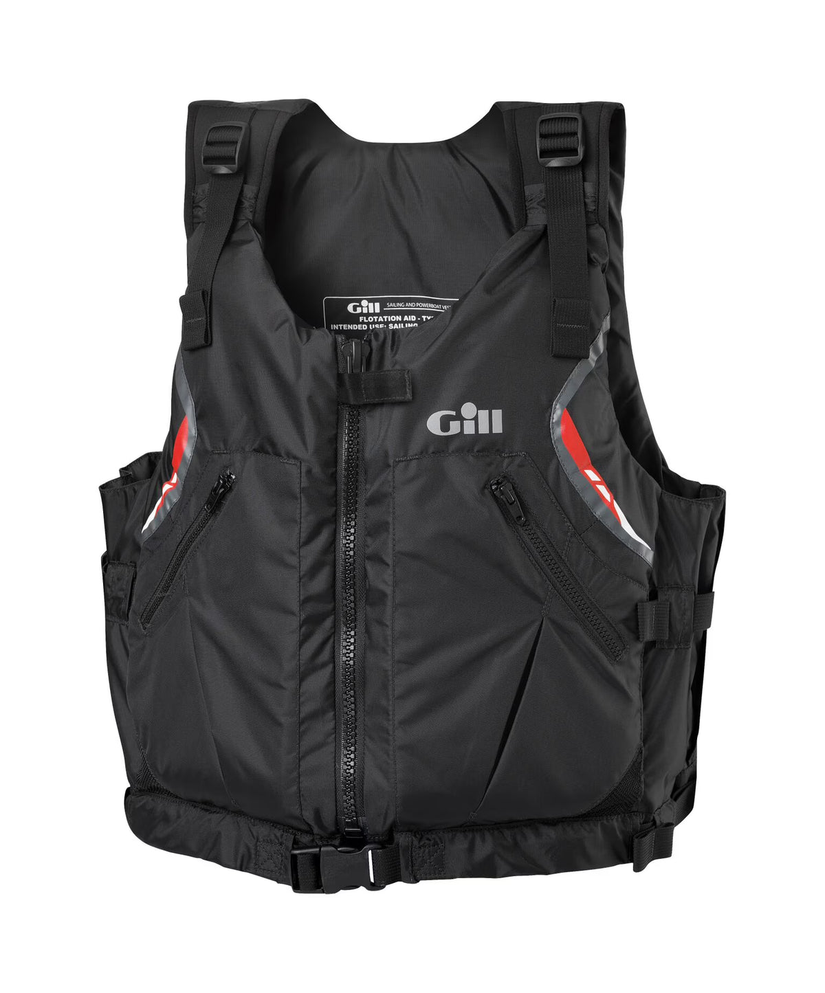 Black Extra Large Front Zip PFD E877534