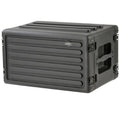 6U Roto Rack Case with Steel Rails, Black H830