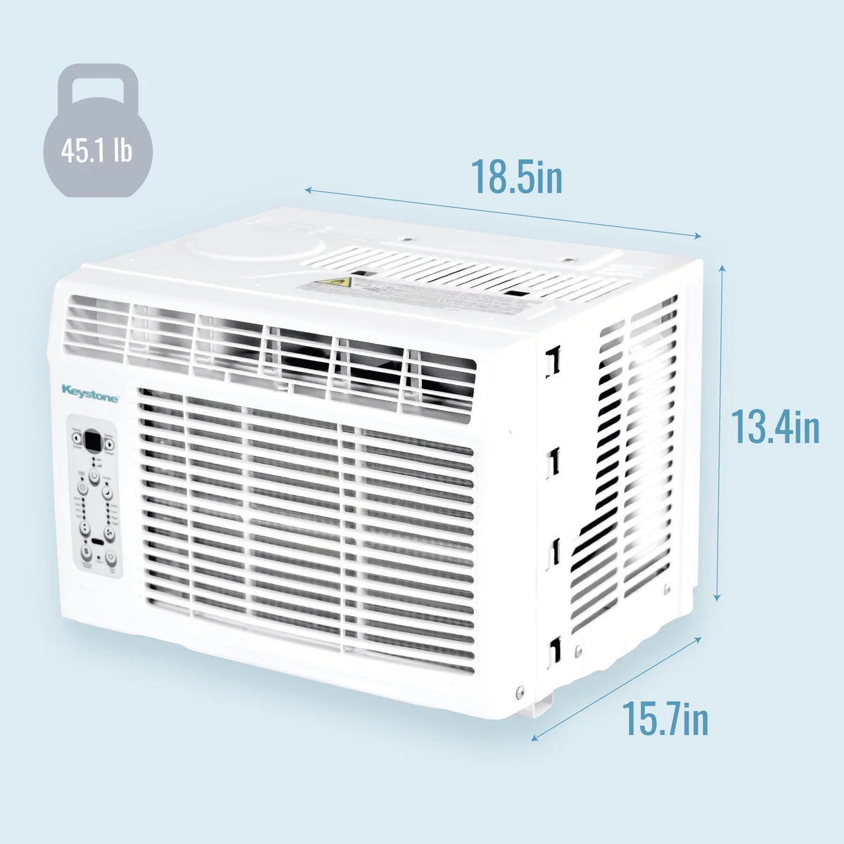 12,000 BTU 115-V Window Air Conditioner with Remote, White F89706