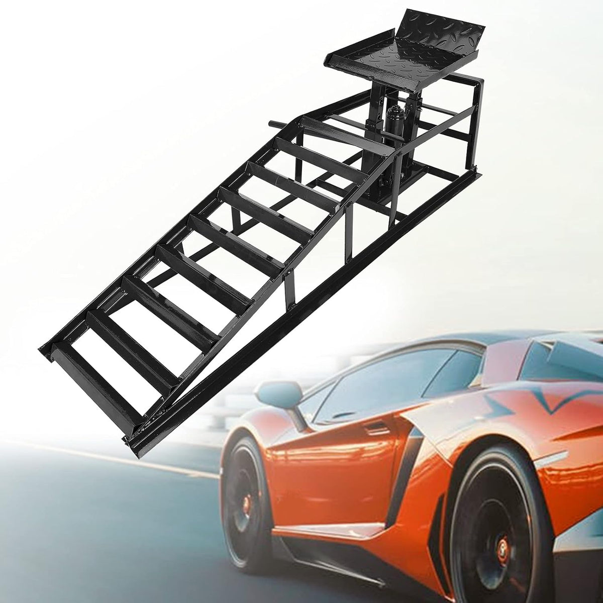 Hydraulic Car Ramps 10000lbs Heavy Duty Steel Car Ramp U27013