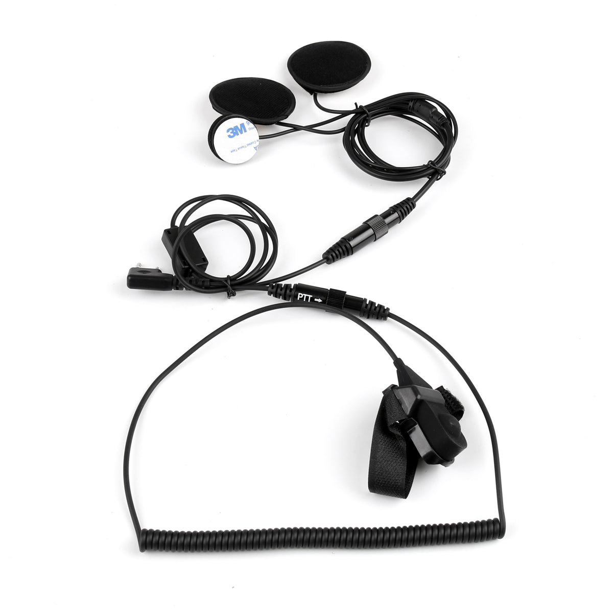 Tactical Motorcycle Helmet Headset PTT for Two Way Radio E571