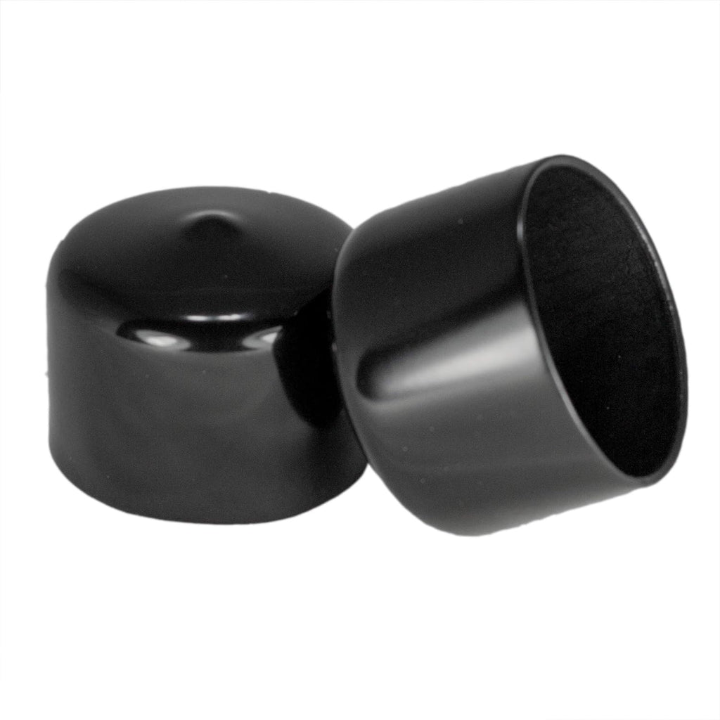 1 1/2 Inch Black Vinyl End Cap (100) P9922