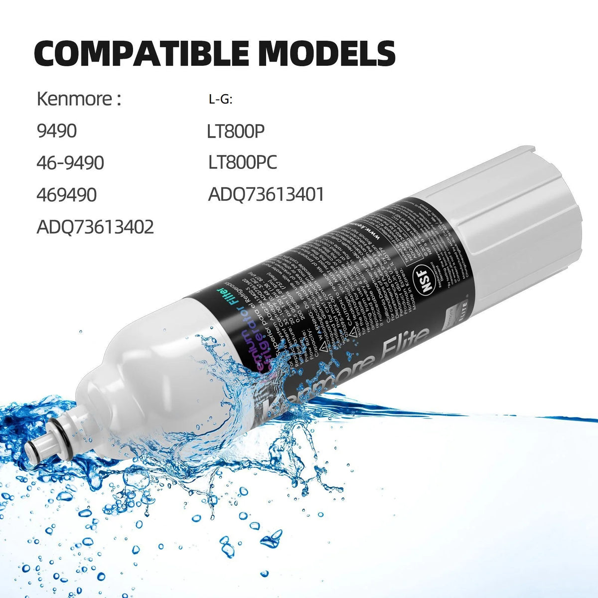Refrigerator Water Filter Pack of 2 L771