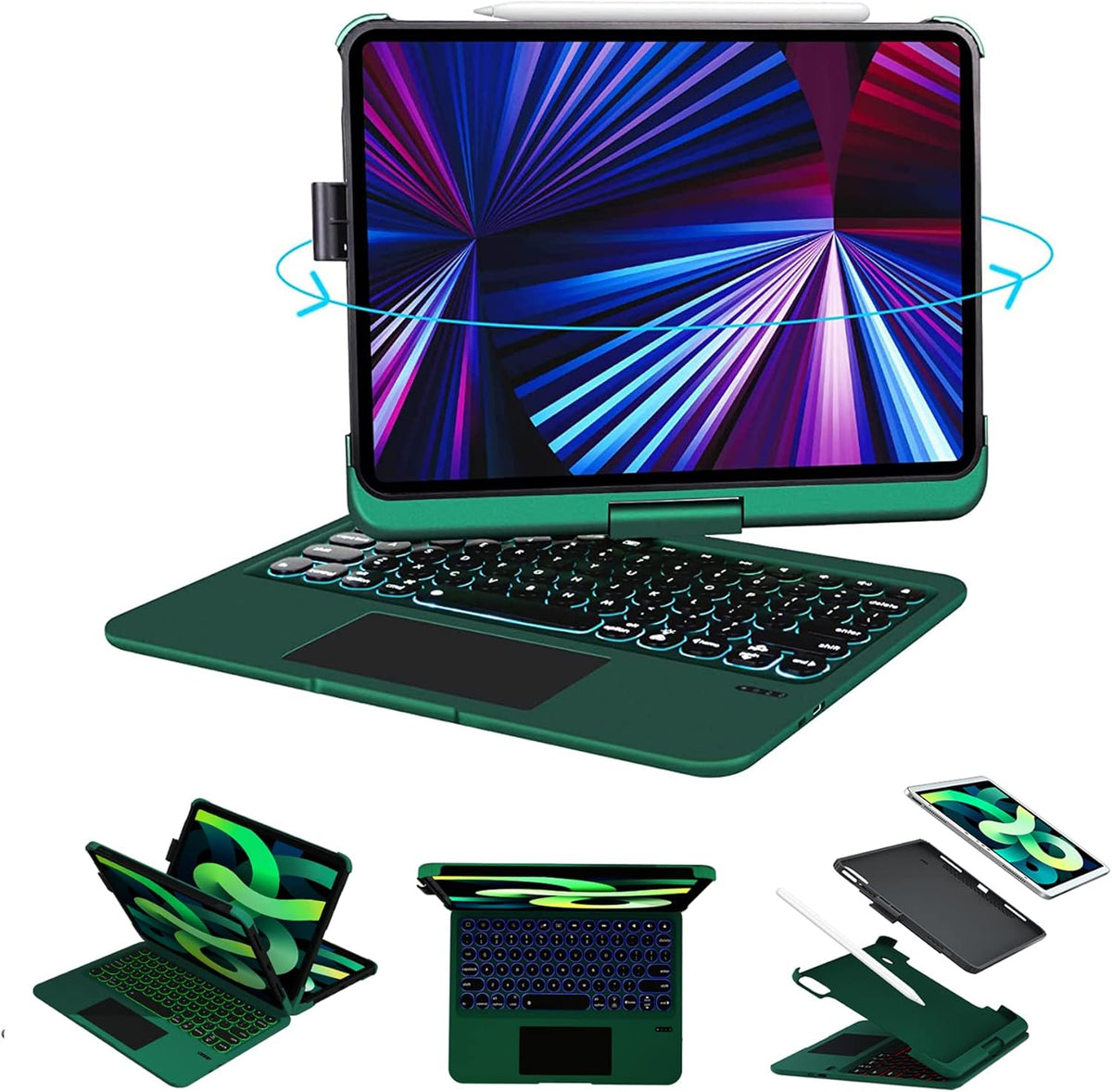 iPad Keyboard Case with Touchpad K7341
