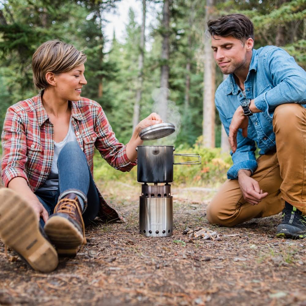 Woodburning Backpacking Camp Stove Combo I403
