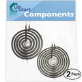 2-Pack 8 inch 6 Turns & 6 inch 5 Turns Surface Burner Elements W241