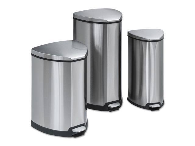 Stainless Steel Trash Can with Flip Lid and Foot Pedal K639