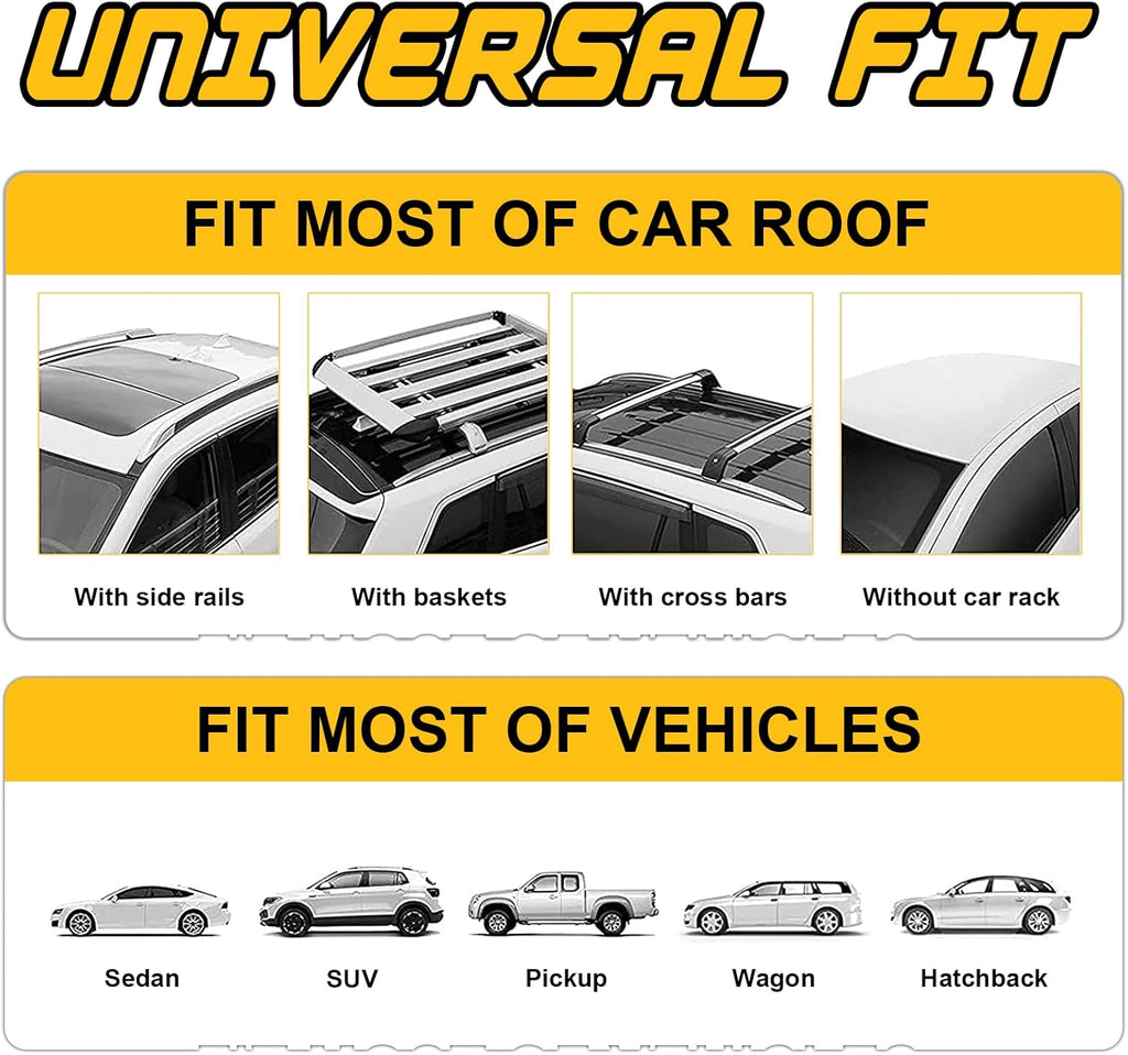 Rooftop Cargo Carrier 15 Cubic Feet Waterproof Roof Rack Cargo Bag with Anti-Slip Mat Q5505