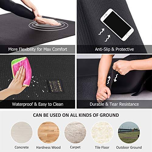Extra Large 10x6x7mm Non-Slip Exercise Mat U7729