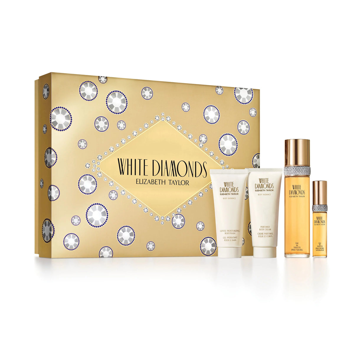 White Diamonds Fragrance Gift Set 4 piece Y1444