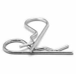 Hitch Pin Clip / Hairpin Cotter - Low Carbon Steel Zinc Plated Pk 500 P96720