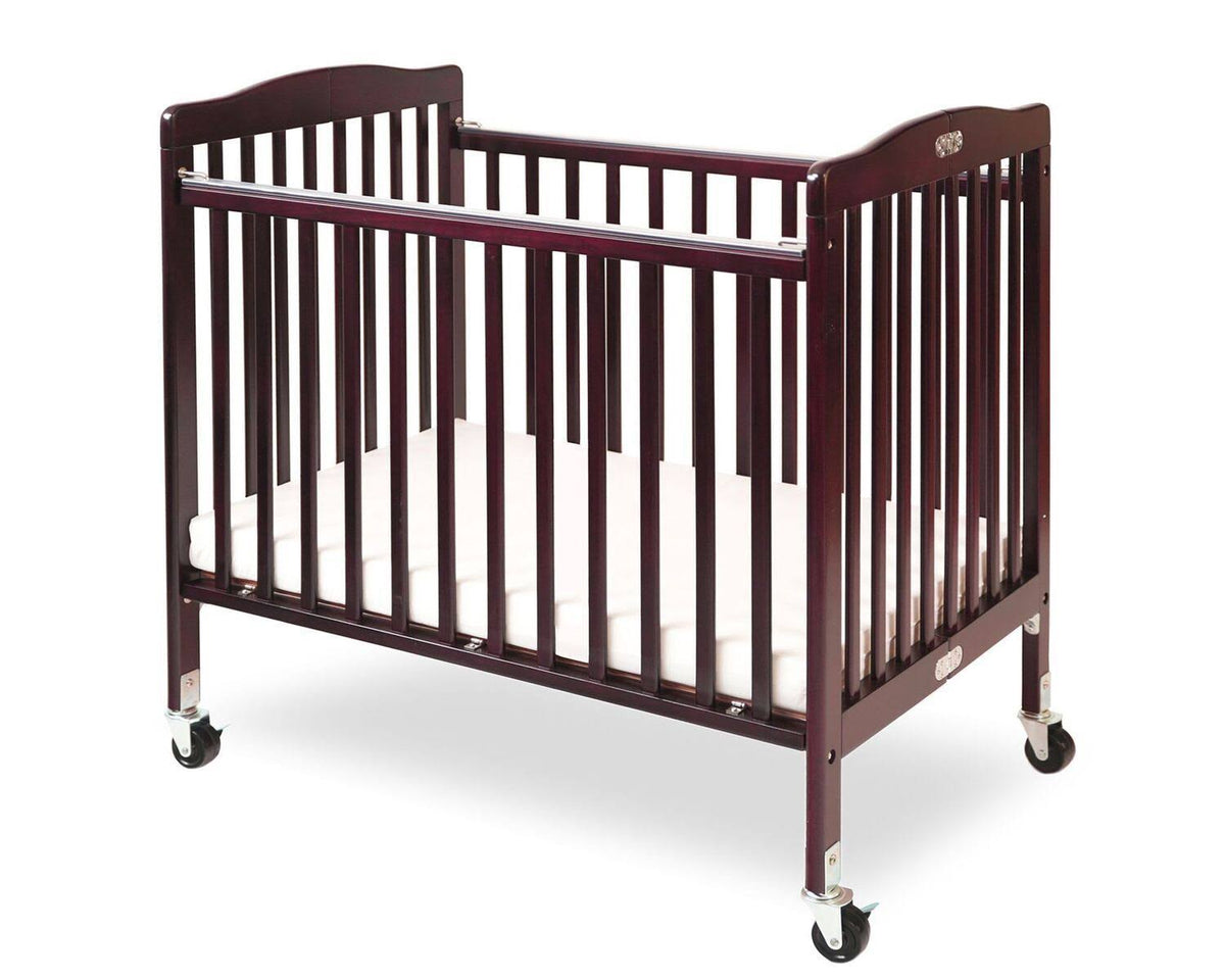 Foldable Wooden Crib with Caster O124
