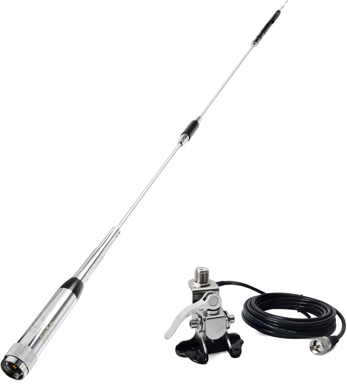 Quad Band Mobile Radio Antenna with Clip and 5m Cable N42330