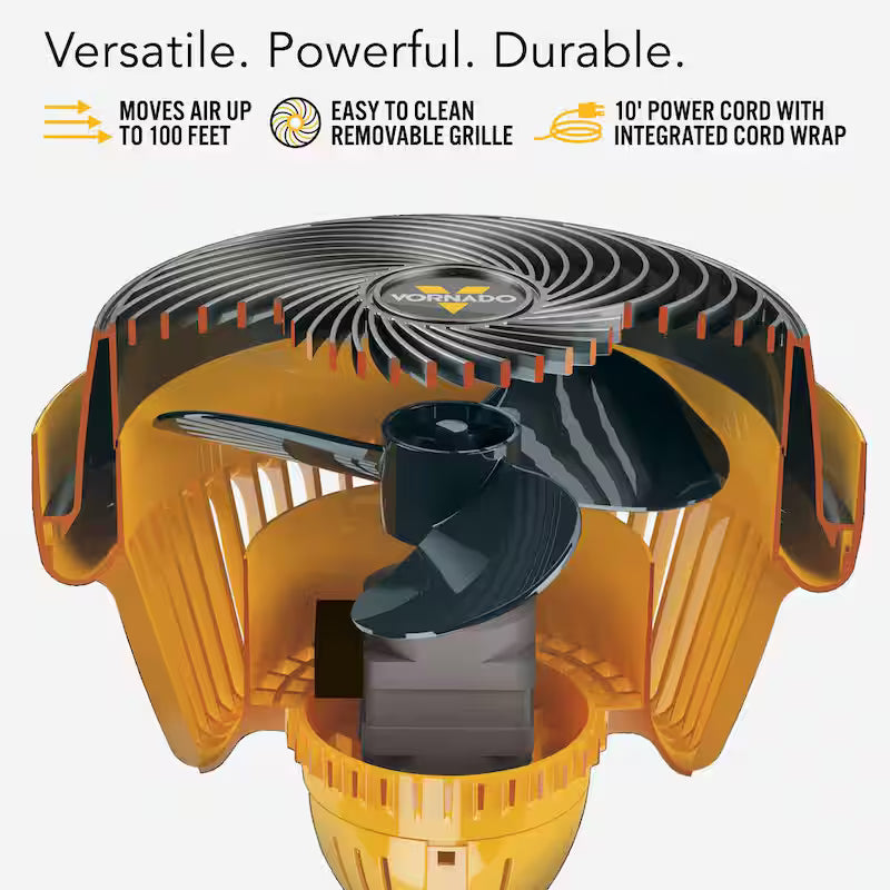 Heavy-Duty High-Velocity Whole Room Shop Fan U629930
