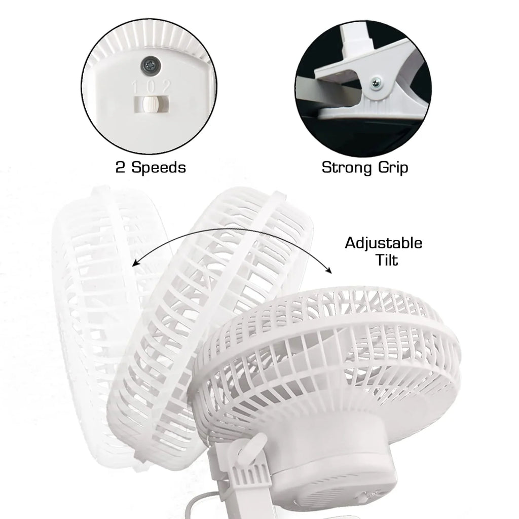 18 Inch Oscillating Wall Mount Fan White N691