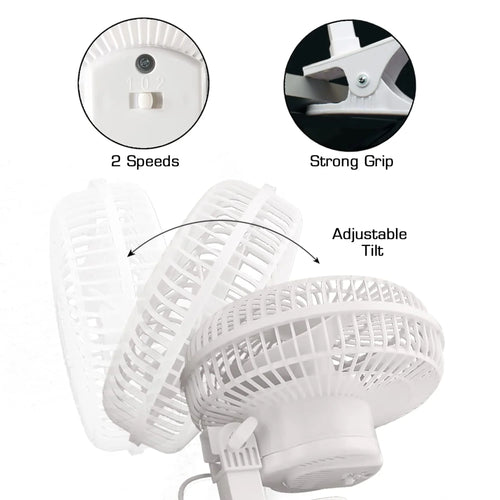 18 Inch Oscillating Wall Mount Fan White N691